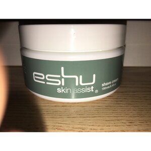 New Eshu Skin Assist Men's Shave Cream w Coconut Oil Clove Tea Tree Oil 6.4 oz